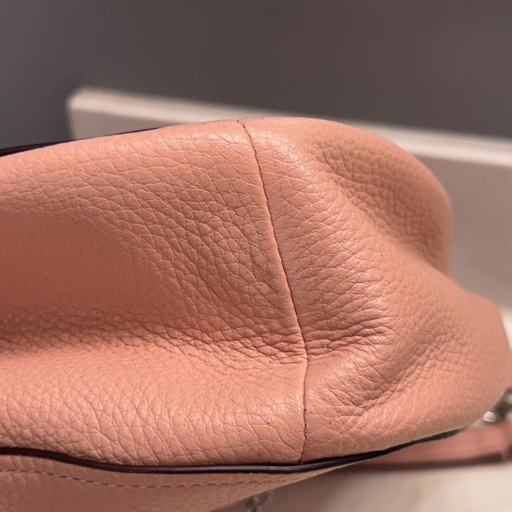 Coach Elle Hobo Bag in Petal Pink Pebble Leather - NWT - Picture 10 of 16